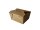 SP Food Box Imbiss Verpackung, naturbraun, 107 x 130 x 64 mm 450 Stück (1 Karton)