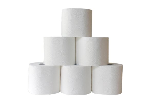 Toilettenpapier, 3-lg, 92 W rec. gebleicht, weiß, 250 Blatt, 72 Rollen / 1 Pack