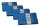 Müllsack 120 L, Typ 70, stark, 70 x 110 cm, blau, 25 Stück/Rolle, 20 Rollen