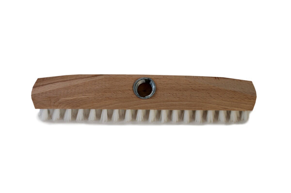 Schrubber Holz 28,5 x 3,5 cm, mit Gewinde, Nylonbürsten, 1 Stück