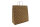 Papiertragetasche Kordel braun STERNE WEISS, 100 g/qm, 35 + 14 x 35 cm, 10 Stück