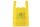 Hemdchen-Tragetasche, Vlies, "OBST", gelb, 32 + 13 x 53 cm - 45g, 10 Stück