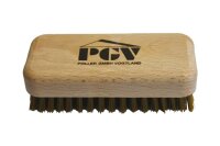 Nagelbürste, Holz, Polyester beige, PGV-Logo