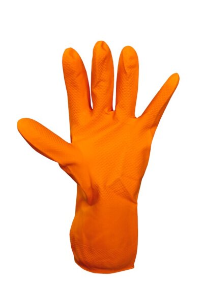 Haushaltshandschuhe  orange, Gr. 7 (S)