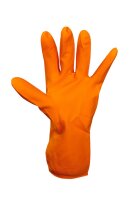 Haushaltshandschuhe  orange, Gr:. 10 ( XL )