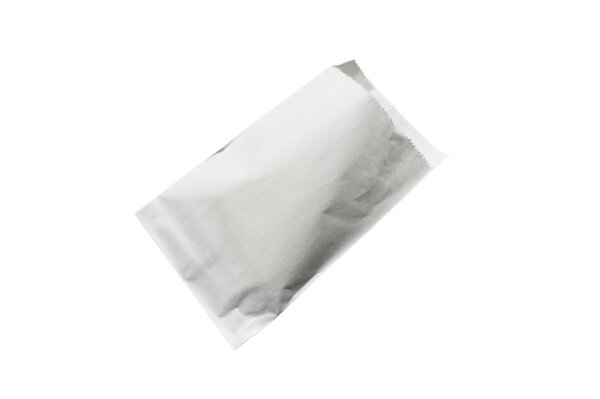 Papiertüten, Flachbeutel, 12  x 18 cm, weißes Kraftpapier 40 g/m², 100 Stück