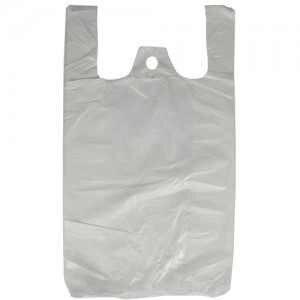 Hemdchentragetaschen weiß, 8 my, 280 + 140 x 480 mm, 200 Stück