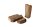 Papierbodenbeutel, braun, 2-lagig, 70g/m³, ungefädelt - verschiedene Größen & Mengen